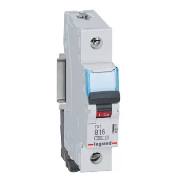   Legrand 403357 TX3 Kismegszakító. 1P, 16A, B karakterisztika, 6kA