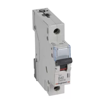   Legrand 403361 TX3 Kismegszakító. 1P, 40A, B karakterisztika, 6kA