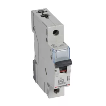   Legrand 403363 TX3 Kismegszakító. 1P, 63A, B karakterisztika, 6kA