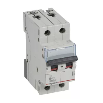   Legrand 403391 TX3 Kismegszakító. 2P, 40A, B karakterisztika, 6kA