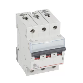   Legrand 403401 TX3 Kismegszakító. 3P, 13A, B karakterisztika, 6kA