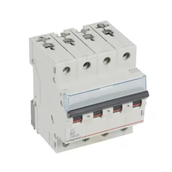   Legrand 403411 TX3 Kismegszakító. 4P, 3A, B karakterisztika, 6kA