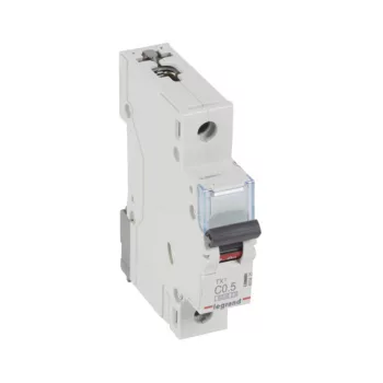   Legrand 403425 TX3 Kismegszakító. 1P, 0,5A, C karakterisztika, 6kA