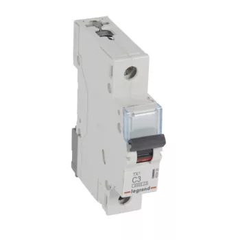   Legrand 403428 TX3 Kismegszakító. 1P, 3A, C karakterisztika, 6kA