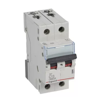   Legrand 403527 TX3 Kismegszakító. 2P, 13A, C karakterisztika, 6kA