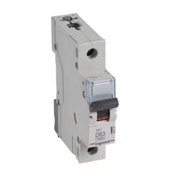   Legrand 403727 TX3 Kismegszakító. 1P, 63A, D karakterisztika, 6kA