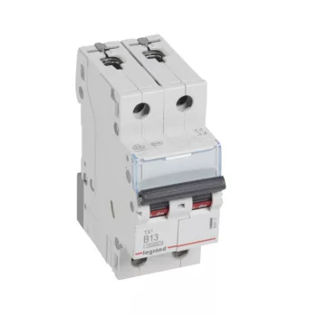   Legrand 404111 TX3 Kismegszakító. 2P, 13A, B karakterisztika, 10kA