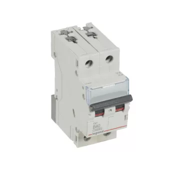   Legrand 404116 TX3 Kismegszakító. 2P, 40A, B karakterisztika, 10kA