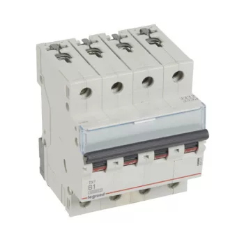   Legrand 404147 TX3 Kismegszakító. 4P, 1A, B karakterisztika, 10kA