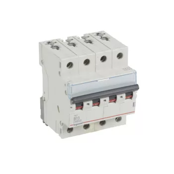   Legrand 404153 TX3 Kismegszakító. 4P, 13A, B karakterisztika, 10kA