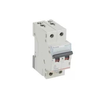   Legrand 404197 TX3 Kismegszakító. 2P, 1A, C karakterisztika, 10kA