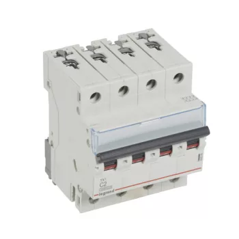   Legrand 404249 TX3 Kismegszakító. 4P, 2A, C karakterisztika, 10kA