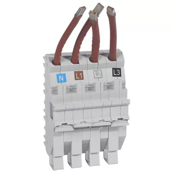   Legrand 404515 HX3 vezetékezhető foglalat DX3/DX 4P 1,5 mod/pólus széles készülékhez ( Legrand 404515 )