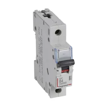   Legrand 408868 DX3 Kismegszakító. 1P, 4A, B karakterisztika, 10kA