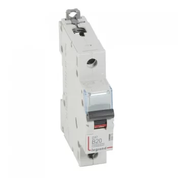   Legrand 408873 DX3 Kismegszakító. 1P, 20A, B karakterisztika, 10kA