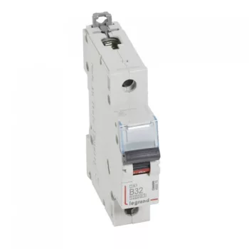   Legrand 408875 DX3 Kismegszakító. 1P, 32A, B karakterisztika, 10kA