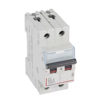  Legrand 408934 DX3 kismegszakító 2P B0,5 10000A / 16 kA ( Legrand 408934 )