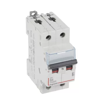   Legrand 408938 DX3 Kismegszakító. 2P, 4A, B karakterisztika, 10kA
