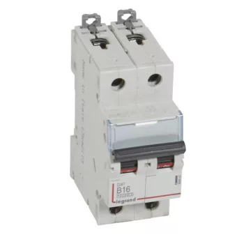   Legrand 408942 DX3 Kismegszakító. 2P, 16A, B karakterisztika, 10kA