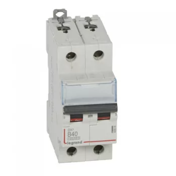   Legrand 408946 DX3 Kismegszakító. 2P, 40A, B karakterisztika, 10kA
