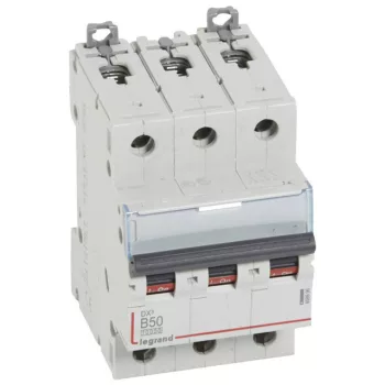   Legrand 408986 DX3 Kismegszakító. 3P, 3A, B karakterisztika, 10kA