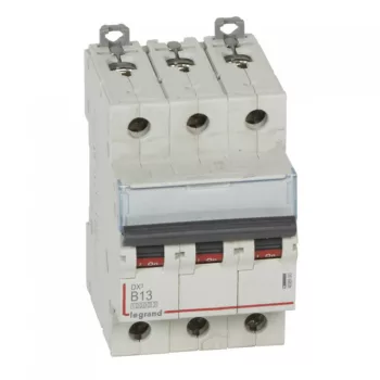  Legrand 408990 DX3 Kismegszakító. 3P, 13A, B karakterisztika, 10kA