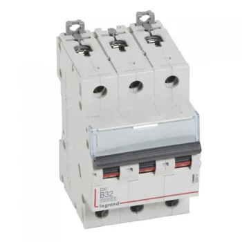   Legrand 408994 DX3 Kismegszakító. 3P, 32A, B karakterisztika, 10kA