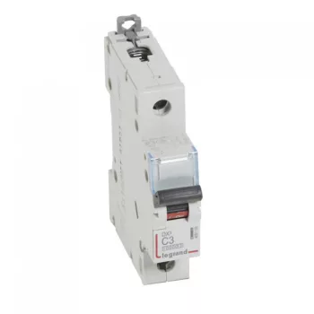   Legrand 409109 DX3 Kismegszakító. 1P, 3A, C karakterisztika, 10kA