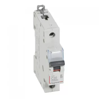   Legrand 409115 DX3 Kismegszakító. 1P, 20A, C karakterisztika, 10kA