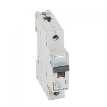   Legrand 409120 DX3 Kismegszakító. 1P, 63A, C karakterisztika, 10kA