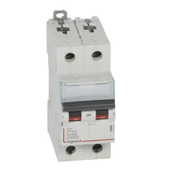   Legrand 409205 DX3 Kismegszakító. 2P, 32A, C karakterisztika, 10kA