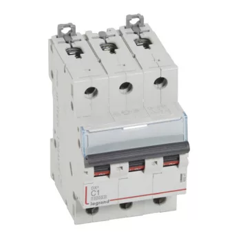   Legrand 409247 DX3 Kismegszakító. 3P, 1A, C karakterisztika, 10kA