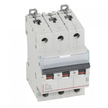   Legrand 409253 DX3 Kismegszakító. 3P, 13A, C karakterisztika, 10kA