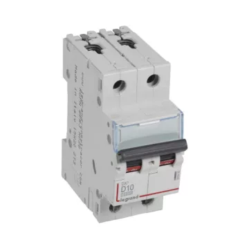   Legrand 409449 DX3 Kismegszakító. 2P, 10A, D karakterisztika, 10kA