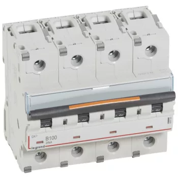   Legrand 409750 DX3 Kismegszakító. 4P, 100A, B karakterisztika, 25kA