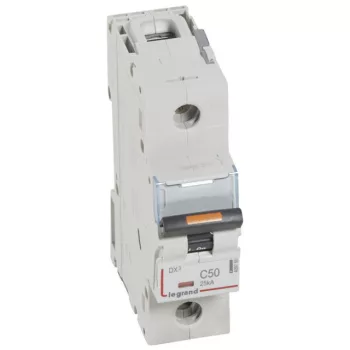   Legrand 409760 DX3 Kismegszakító. 1P, 50A, C karakterisztika, 25kA