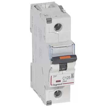   Legrand 409764 DX3 Kismegszakító. 1P, 125A, C karakterisztika, 25kA