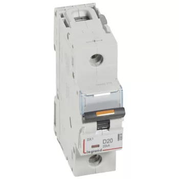   Legrand 409808 DX3 Kismegszakító. 1P, 20A, D karakterisztika, 25kA