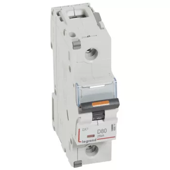   Legrand 409814 DX3 Kismegszakító. 1P, 80A, D karakterisztika, 25kA