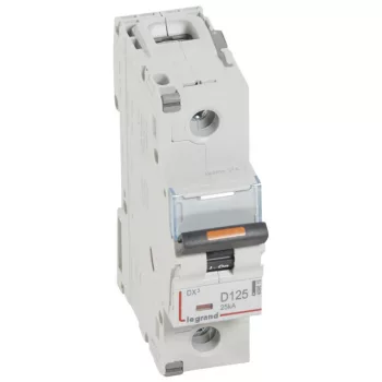   Legrand 409816 DX3 Kismegszakító. 1P, 125A, D karakterisztika, 25kA