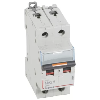   Legrand409867 DX3 kismegszakító 25kA 2P 230/400V~ MA2,5 ( Legrand409867 )