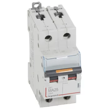   Legrand 409873 DX3 kismegszakító 25kA 2P 230/400V~ MA25 ( Legrand 409873 )