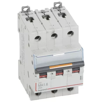   Legrand409876 DX3 kismegszakító 25kA 3P 400V~ MA1,6 ( Legrand409876 )