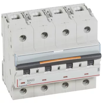   Legrand 409895 DX3 kismegszakító 25kA 4P 400V~ MA63 ( Legrand 409895 )