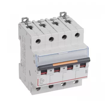   Legrand 409934 DX3 kismegszakító 25kA 4P Z10 ( Legrand 409934 )
