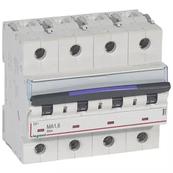   Legrand410256 DX3 kismegszakító 50kA 4P 400V~ MA1,6 ( Legrand410256 )
