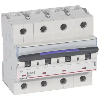   Legrand410257 DX3 kismegszakító 50kA 4P 400V~ MA2,5 ( Legrand410257 )