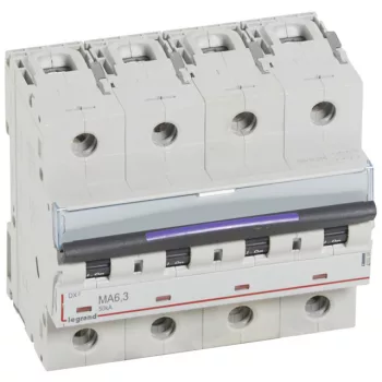   Legrand410259 DX3 kismegszakító 50kA 4P 400V~ MA6,3 ( Legrand410259 )