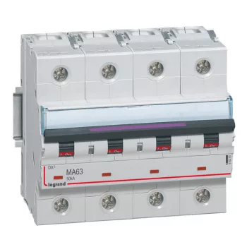   Legrand 410265 DX3 kismegszakító 50kA 4P 400V~ MA63 ( Legrand 410265 )
