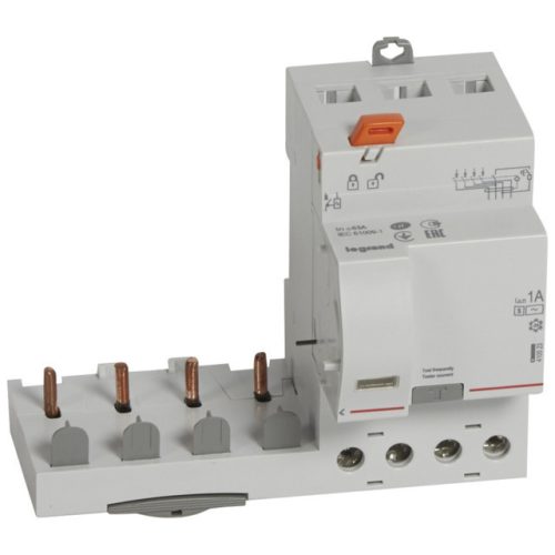 Legrand 410523 DX3 áramvédő relé 4P 400V~ AC-S 63A 1000mA ( Legrand 410523 )